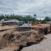 Budowa tunelu pod torami kolejowymi na ulicy Wawelskiej - 21 lipca 2025 (10)