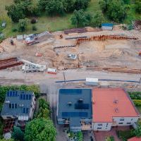 Budowa tunelu pod torami kolejowymi na ulicy Wawelskiej - 21 lipca 2025 (3)