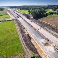 Budowa drogi S1 - Okolice Bijasowic i Zarzyny (z lotu ptaka) - 5 sierpnia 2025 (5)