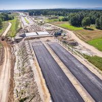 Budowa drogi S1 - Okolice Bijasowic i Zarzyny (z lotu ptaka) - 5 sierpnia 2025 (3)