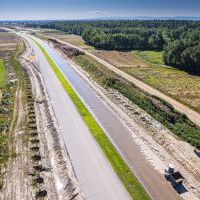 Budowa drogi S1 - Okolice Bijasowic i Zarzyny (z lotu ptaka) - 5 sierpnia 2025 (8)