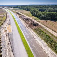 Budowa drogi S1 - Okolice Bijasowic i Zarzyny (z lotu ptaka) - 5 sierpnia 2025 (7)