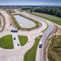 Budowa drogi S1 - Okolice Bijasowic i Zarzyny (z lotu ptaka) - 5 sierpnia 2025 (4)