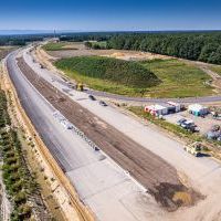 Budowa drogi S1 - Okolice Bijasowic i Zarzyny (z lotu ptaka) - 5 sierpnia 2025 (9)