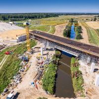 Budowa drogi S1 - Okolice Bijasowic i Zarzyny (z lotu ptaka) - 5 sierpnia 2025 (4)