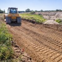 Budowa drogi S1 - Okolice Bijasowic i Zarzyny (z poziomu ziemi) - 5 sierpnia 2025  (4)