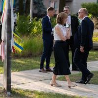 Odsłonięcie konstrukcji artystycznej na Skwerze Miast Partnerskich (15)