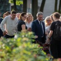 Odsłonięcie konstrukcji artystycznej na Skwerze Miast Partnerskich (1)
