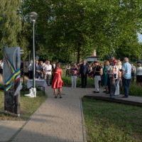 Odsłonięcie konstrukcji artystycznej na Skwerze Miast Partnerskich (5)