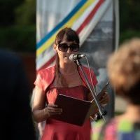 Odsłonięcie konstrukcji artystycznej na Skwerze Miast Partnerskich (1)