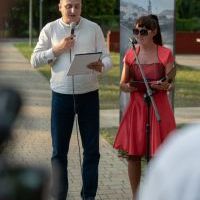 Odsłonięcie konstrukcji artystycznej na Skwerze Miast Partnerskich (11)