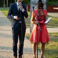 Odsłonięcie konstrukcji artystycznej na Skwerze Miast Partnerskich (1)