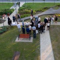 Odsłonięcie konstrukcji artystycznej na Skwerze Miast Partnerskich (6)
