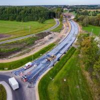 Budowa drogi S1 - Okolice Bijasowic i Zarzyny (z lotu ptaka) - 20 września 2025 (9)