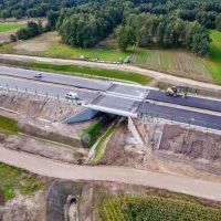 Budowa drogi S1 - Okolice Bijasowic i Zarzyny (z lotu ptaka) - 20 września 2025 (5)
