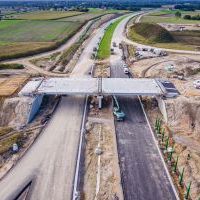 Budowa drogi S1 - Okolice Bijasowic i Zarzyny (z lotu ptaka) - 20 września 2025 (7)