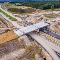Budowa drogi S1 - Okolice Bijasowic i Zarzyny (z lotu ptaka) - 20 września 2025 (6)