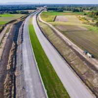 Budowa drogi S1 - Okolice Bijasowic i Zarzyny (z lotu ptaka) - 20 września 2025 (2)