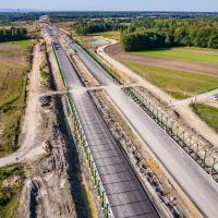 Budowa drogi S1 - Okolice Bijasowic i Zarzyny (z lotu ptaka) - 20 września 2025 (9)