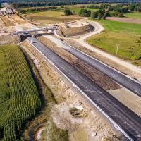 Budowa drogi S1 - Okolice Bijasowic i Zarzyny (z lotu ptaka) - 20 września 2025 (4)