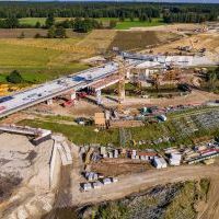 Budowa drogi S1 - Okolice Bijasowic i Zarzyny (z lotu ptaka) - 20 września 2025 (4)