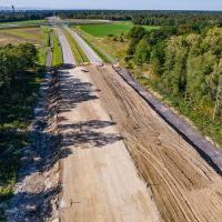 Budowa drogi S1 - Okolice Bijasowic i Zarzyny (z lotu ptaka) - 20 września 2025 (9)