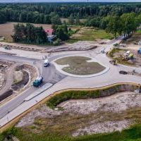 Budowa drogi S1 - Okolice Bijasowic i Zarzyny (z lotu ptaka) - 20 września 2025 (2)
