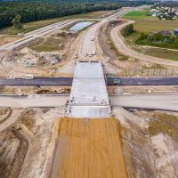 Budowa drogi S1 - Okolice Bijasowic i Zarzyny (z lotu ptaka) - 20 września 2025 (1)