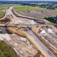 Budowa drogi S1 - Okolice Bijasowic i Zarzyny (z lotu ptaka) - 20 września 2025 (4)