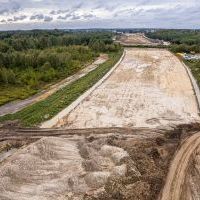 Budowa drogi S1 - Kosztowy - Bieruń - 29 września 2025 (zdjęcia z lotu ptaka) (9)