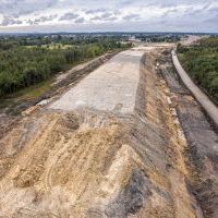 Budowa drogi S1 - Kosztowy - Bieruń - 29 września 2025 (zdjęcia z lotu ptaka) (7)