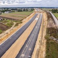 Budowa drogi S1 - Kosztowy - Bieruń - 29 września 2025 (zdjęcia z lotu ptaka) (4)