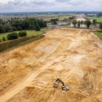 Budowa drogi S1 - Kosztowy - Bieruń - 29 września 2025 (zdjęcia z lotu ptaka) (6)