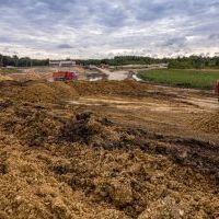 Budowa drogi S1 - Kosztowy - Bieruń - 29 września 2025 (zdjęcia z poziomu ziemi) (7)