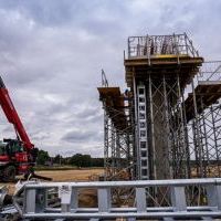 Budowa drogi S1 - Kosztowy - Bieruń - 29 września 2025 (zdjęcia z poziomu ziemi) (13)