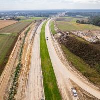 Budowa drogi S1 - Okolice Bijasowic i Zarzyny - 13 października 2025 (2)