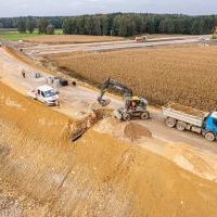 Budowa drogi S1 - Okolice Bijasowic i Zarzyny - 13 października 2025 (8)
