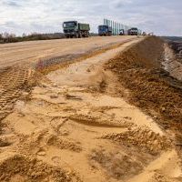 Budowa drogi S1 - Okolice Bijasowic i Zarzyny - 13 października 2025 (zdjęcia z poziomu ziemi) (5)