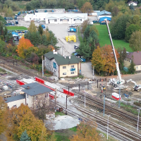 Budowa tunelu pod torami kolejowymi na ulicy Wawelskiej - 17 października 2025 (4)