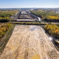 Budowa drogi S1 - Kosztowy - Bieruń - 23 października 2025 (zdjęcia z lotu ptaka) (1)