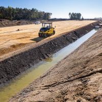 Budowa drogi S1 - Kosztowy - Bieruń - 23 października 2025 (zdjęcia z poziomu ziemi) (3)