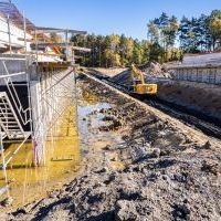 Budowa drogi S1 - Kosztowy - Bieruń - 23 października 2025 (zdjęcia z poziomu ziemi) (2)