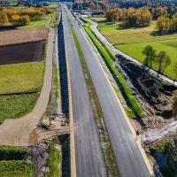 Budowa drogi S1 - Okolice Bijasowic i Zarzyny -3 listopada 2025 (zdjęcia z lotu ptaka) (15)
