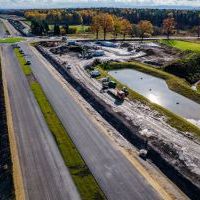 Budowa drogi S1 - Okolice Bijasowic i Zarzyny -3 listopada 2025 (zdjęcia z lotu ptaka) (13)