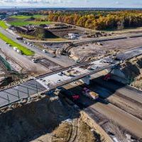 Budowa drogi S1 - Okolice Bijasowic i Zarzyny -3 listopada 2025 (zdjęcia z lotu ptaka) (5)