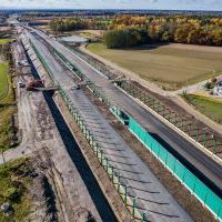 Budowa drogi S1 - Okolice Bijasowic i Zarzyny -3 listopada 2025 (zdjęcia z lotu ptaka) (16)