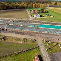 Budowa drogi S1 - Okolice Bijasowic i Zarzyny -3 listopada 2025 (zdjęcia z lotu ptaka) (15)