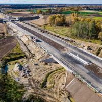 Budowa drogi S1 - Okolice Bijasowic i Zarzyny -3 listopada 2025 (zdjęcia z lotu ptaka) (13)