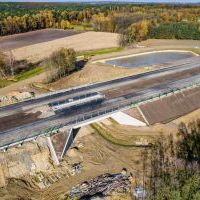 Budowa drogi S1 - Okolice Bijasowic i Zarzyny -3 listopada 2025 (zdjęcia z lotu ptaka) (12)