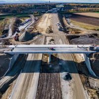 Budowa drogi S1 - Okolice Bijasowic i Zarzyny -3 listopada 2025 (zdjęcia z lotu ptaka) (8)